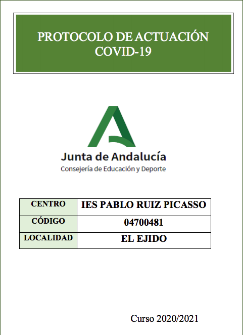 Protocolo Covid-19 Ies Pablo Ruiz Picasso
